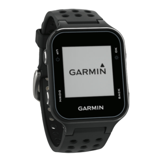 Garmin APPROACH S20 Benutzerhandbuch