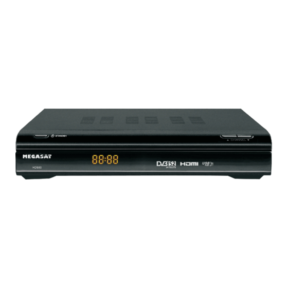 Megasat HD500 Bedienungsanleitung