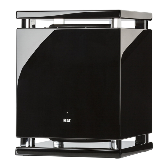 ELAC SUB 2090 Bedienungsanleitung