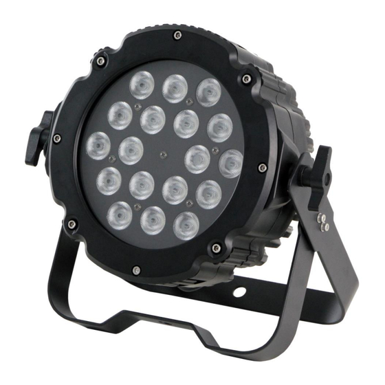 involight LEDPAR1842W Bedienungsanleitung