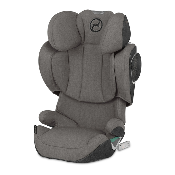 CYBEX SOLUTION Z i-FIX Handbuch
