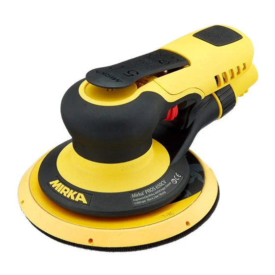 MIRKA Pros 550CV Bedienungsanleitung