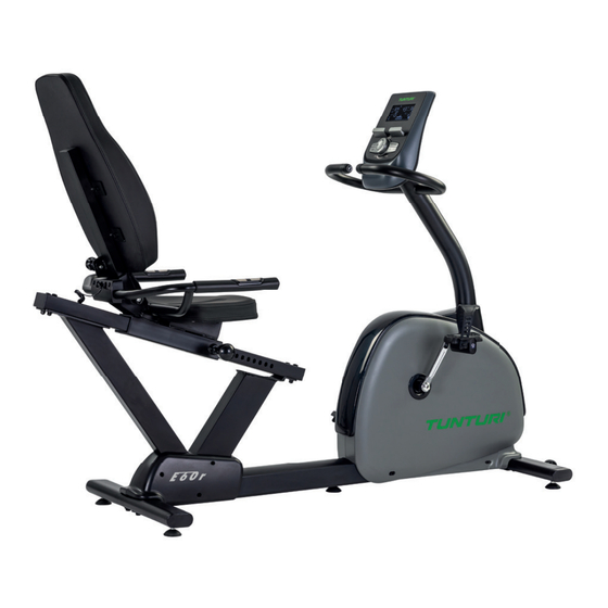 Tunturi E60-R Montageanleitung