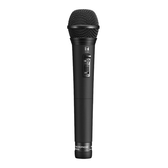 Toa WM-5225 Bedienungsanleitung