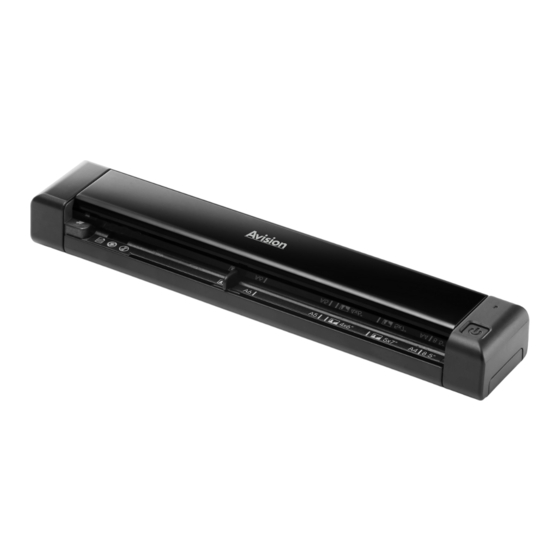 Avision ScanQ Schnellstartanleitung