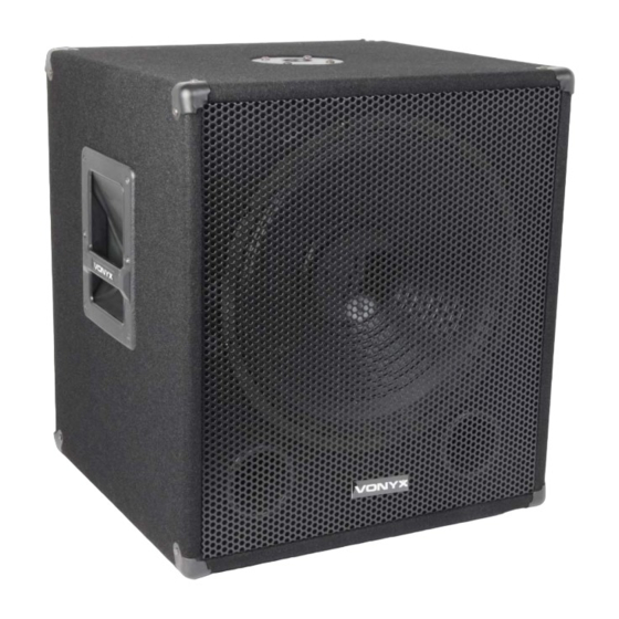 VONYX SMW-Serie Gebrauchsanleitung