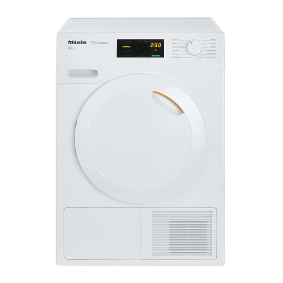 Miele TDB 130 WP Gebrauchsanweisung