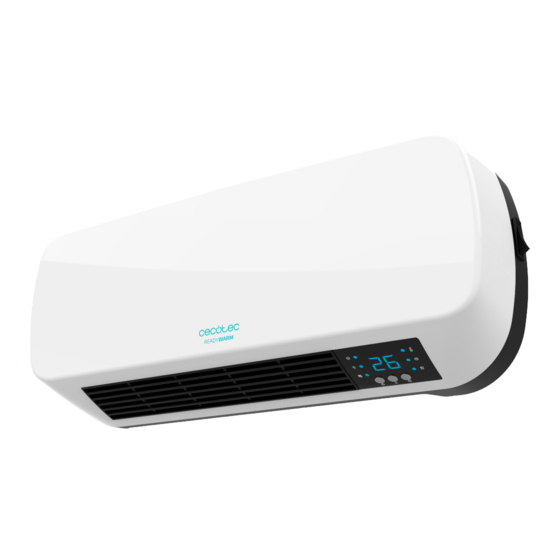 cecotec Ready Warm 5200 Box Ceramic Bedienungsanleitung