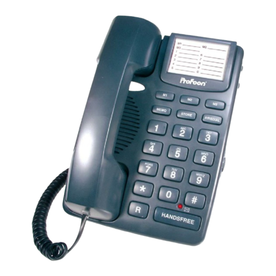 Profoon TX555 Gebrauchsanweisung