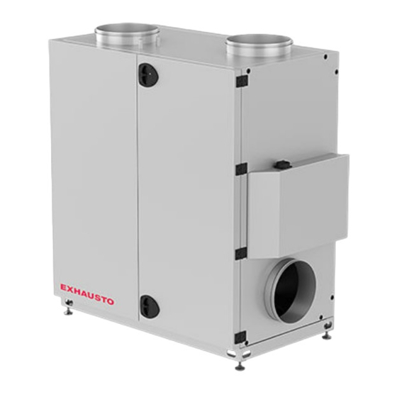 Exhausto VEX100CF Serie Elektroinstallationsanleitung