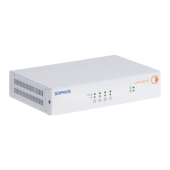 Sophos UTM 110/120 Handbücher