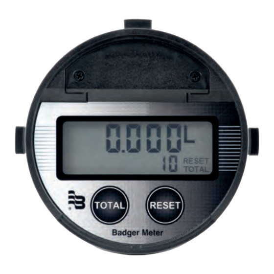 Badger Meter ILR 750 Programmierungsanleitung