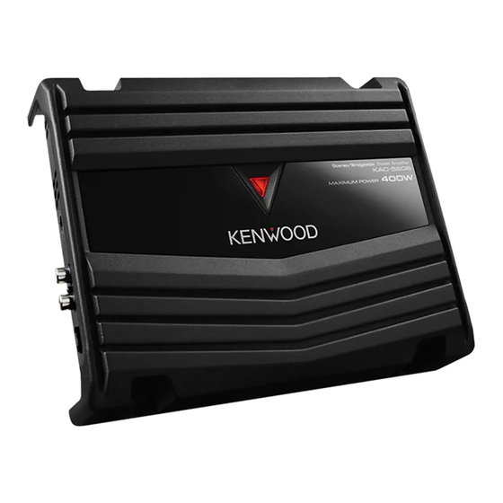 Kenwood KAC-5206 Handbücher