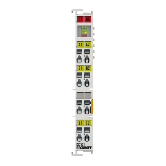 Beckhoff KL2531 Dokumentation
