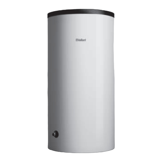 Vaillant uniSTOR VIH R 120/6 Installations- Und Wartungsanleitung