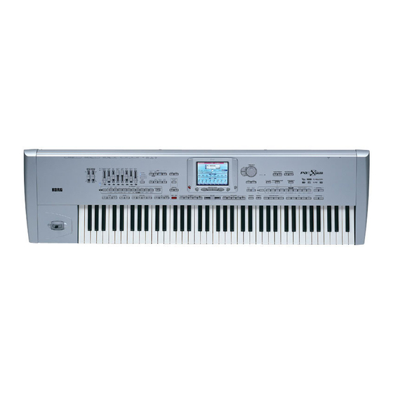 Korg PA1X Bedienungsanleitung