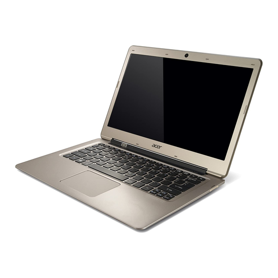 Acer Aspire S3 Kurzanleitung