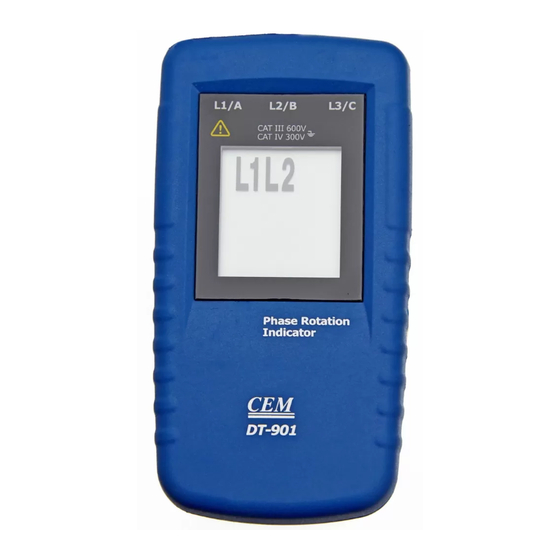 CEM DT-901 Bedienungsanleitung