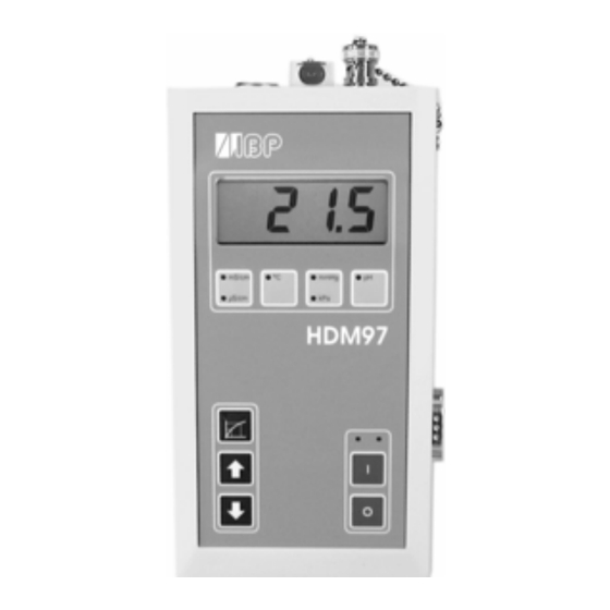 IBP HDM97 Handbuch
