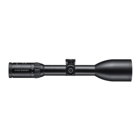 Schmidt & Bender 2.5-13x56 Stratos Bedienungsanleitung