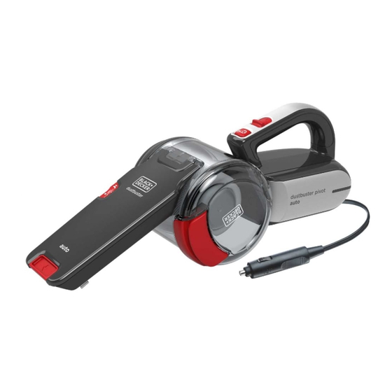 Black & Decker Dustbuster PV1200AV Handbücher