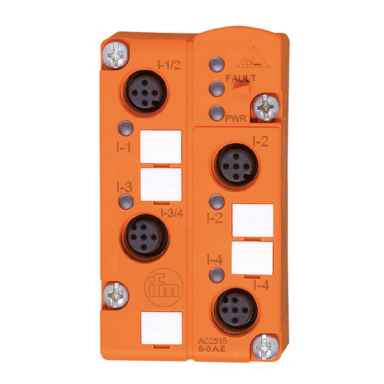 IFM Electronic AC2515 Montageanleitung