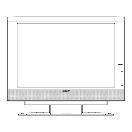 Acer AL2032W Bedienungsanleitung