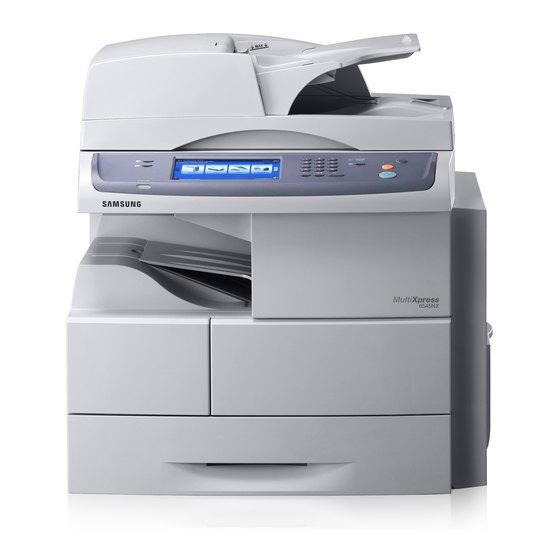 Samsung SCX-6545NX-Serie Benutzerhandbuch