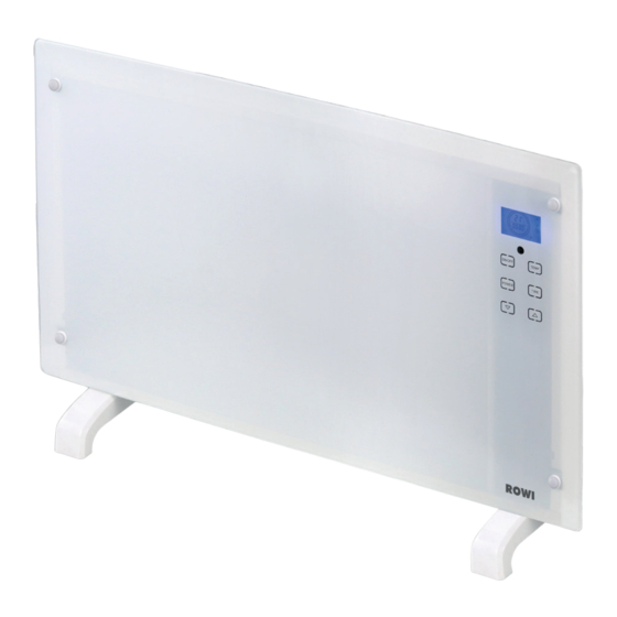 Rowi HGK 2000/2/1 TDF Premium Originalbetriebsanleitung