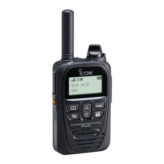 Icom IP501H Kurzanleitung