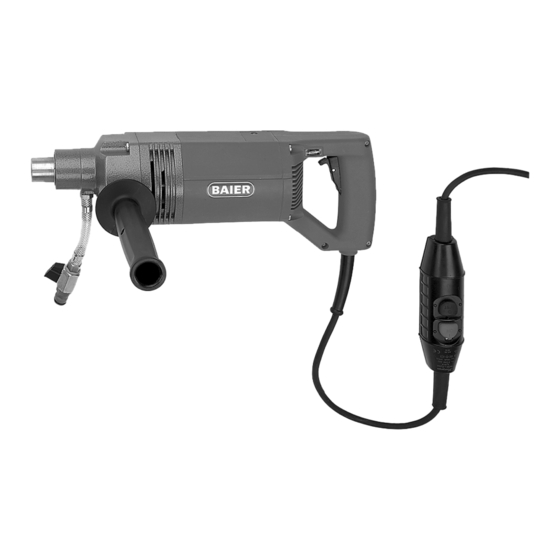 Baier BDB 801 Bedienungsanleitung