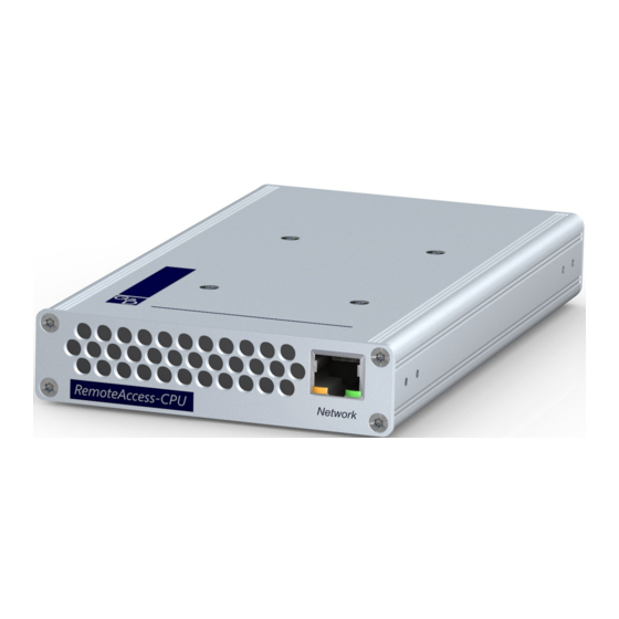 Guntermann & Drunck RemoteAccess-IP-CPU-Serie Installationsanleitung