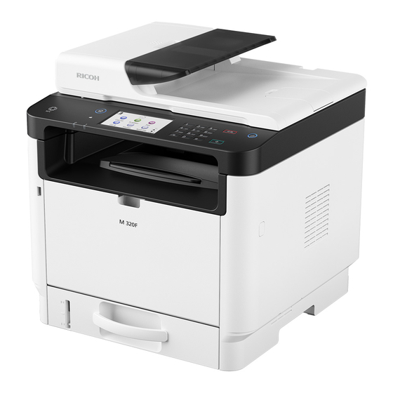 Ricoh M 320 Installationsanleitung