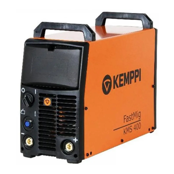 Kemppi FastMig KMS 300 Gebrauchsanweisung