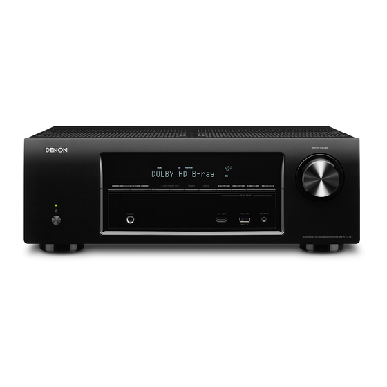 Denon AVR-1713 Handbücher