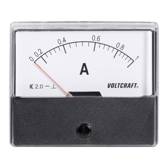 VOLTCRAFT AM-70X60 Bedienungsanleitung