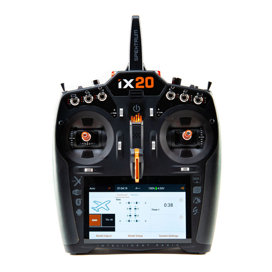 Spektrum ix20 Bedienungsanleitung