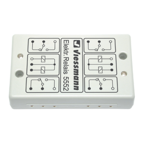Viessmann 5552 Betriebsanleitung