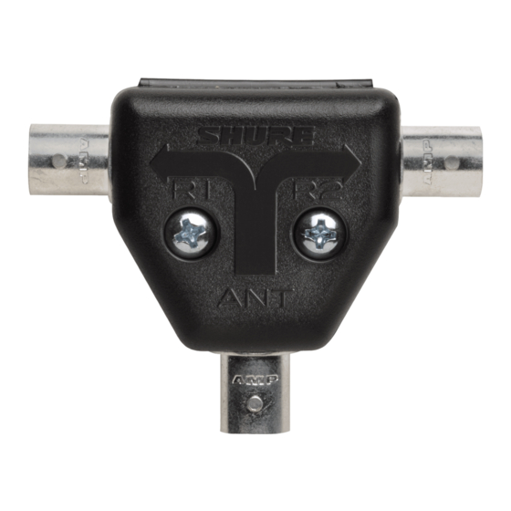 Shure UA220 Handbücher