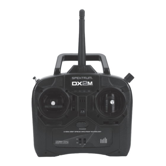 Spektrum DX2M Transmitter Bedienungsanleitung