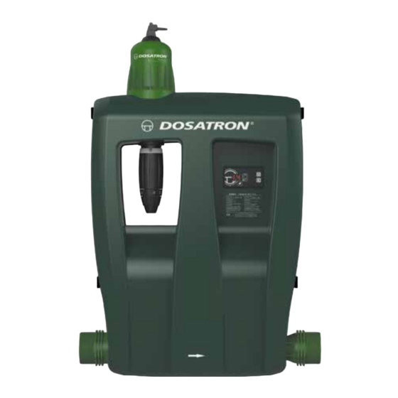 dosatron D30-GREEN LINE Gebrauchsanweisung