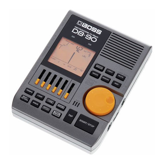 thomann Boss DB-30 Bedienungsanleitung
