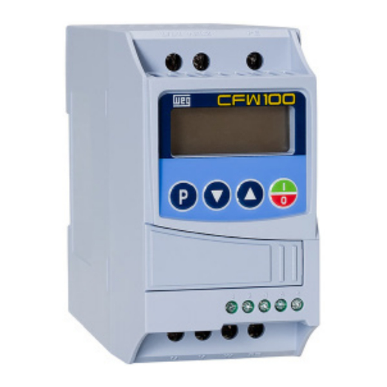WEG CFW100 V2.4X Bedienungs- Und Programmieranleitung