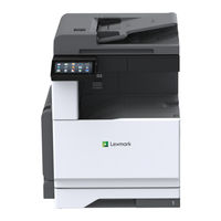Lexmark XC9325 Benutzerhandbuch