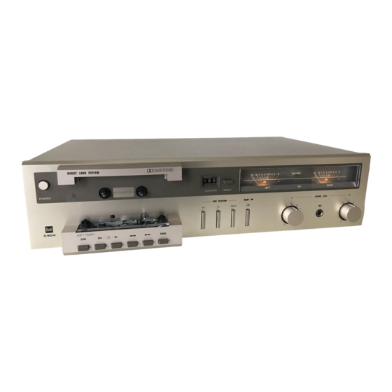 Dual C 804 Serviceanleitung