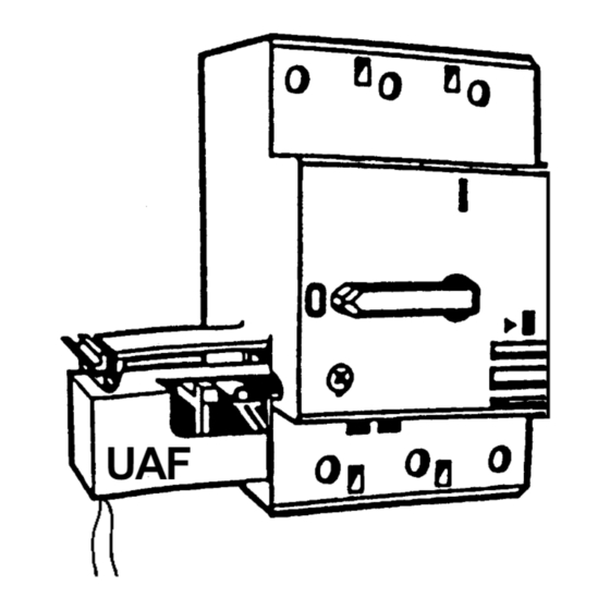 ABB UAF Bedienungsanleitung