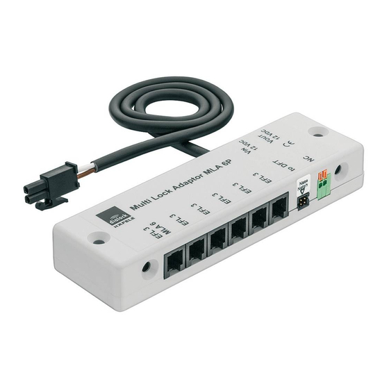 Hafele Dialock Multi Lock Adaptor MLA 6P Montageanleitung
