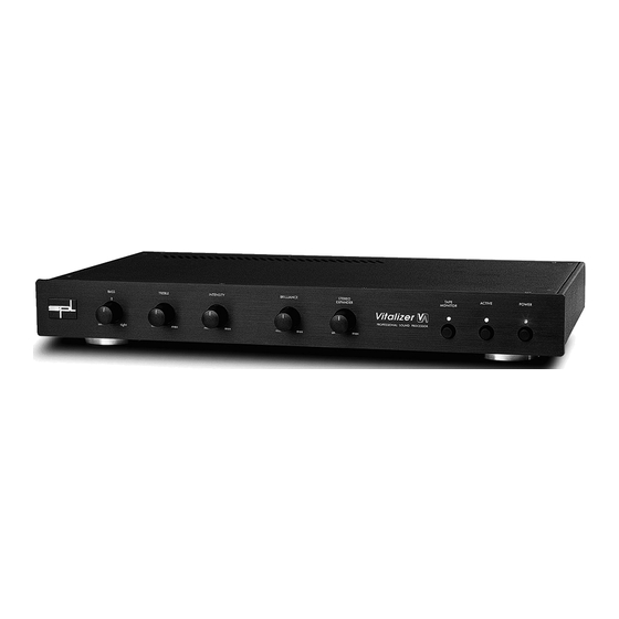 SPL VITALIZER Bedienungsanleitung