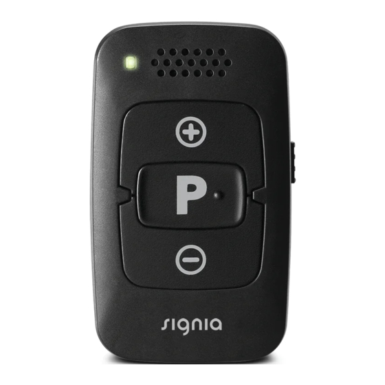 signia miniPocket Bedienungsanleitung