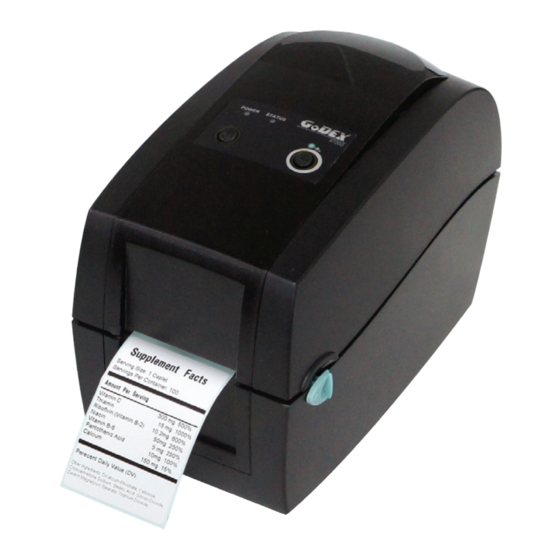 Godex RT200 Benutzerhandbuch
